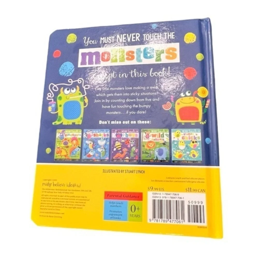 Never Touch The Monsters, Peek A Flap MOO, Little Golden Book Cow Set Of 3 Books